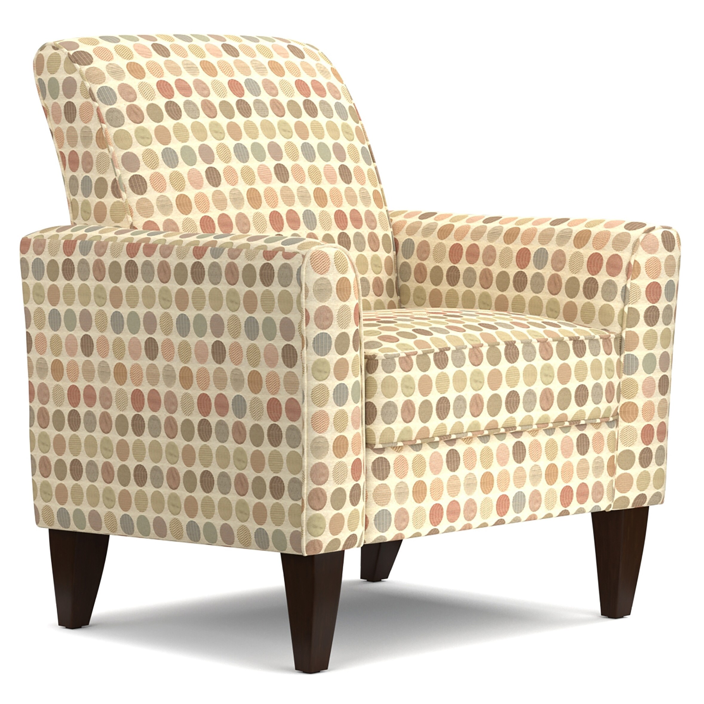 Handy Living Baja Beige Retro Dot Arm Chair Overstock