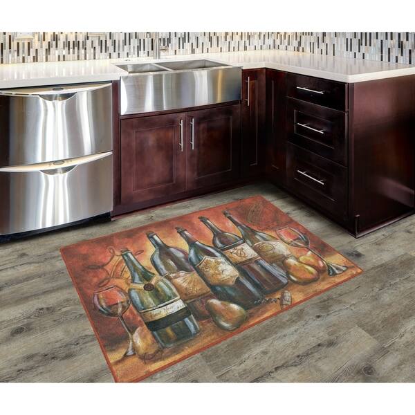 Brumlow Mills Red And Gold Wine Landscape Kitchen Rug By Tre Sorelle Studios 2 6 X 3 10 Brumlow Mills Red And Gold Wine Landscape Kitchen Rug By Tre Sorelle Studios 2 6 X 3 10
