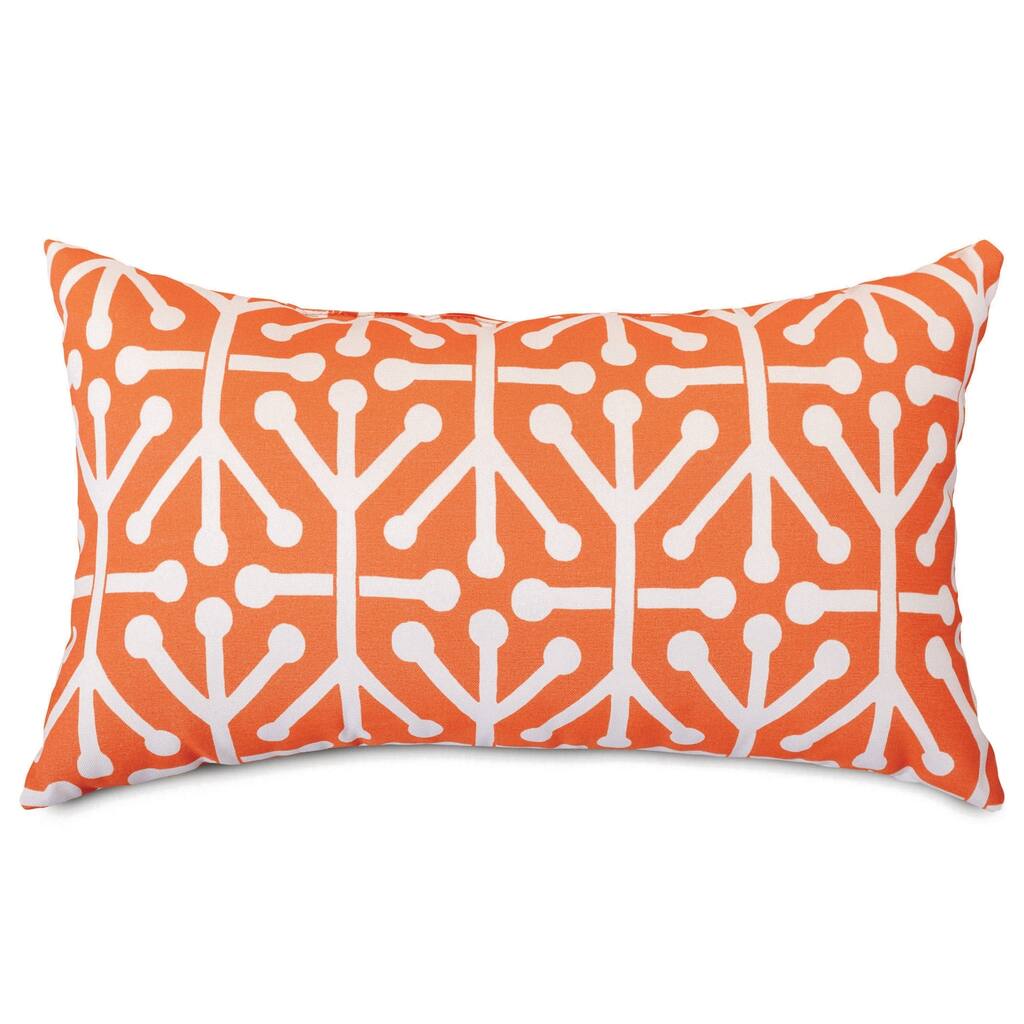 Majestic Home Goods Indoor Outdoor Aruba Small Decorative Throw Pillow 20 X 12