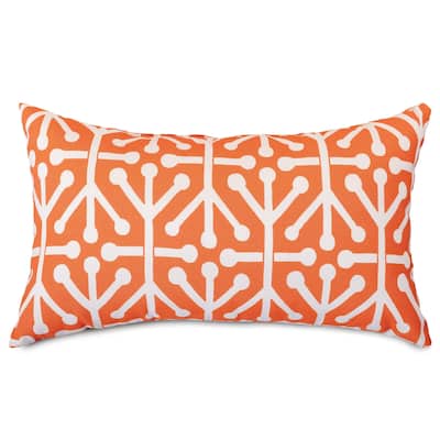 Majestic Home Goods Indoor Outdoor Aruba Small Decorative Throw Pillow 20 X 12