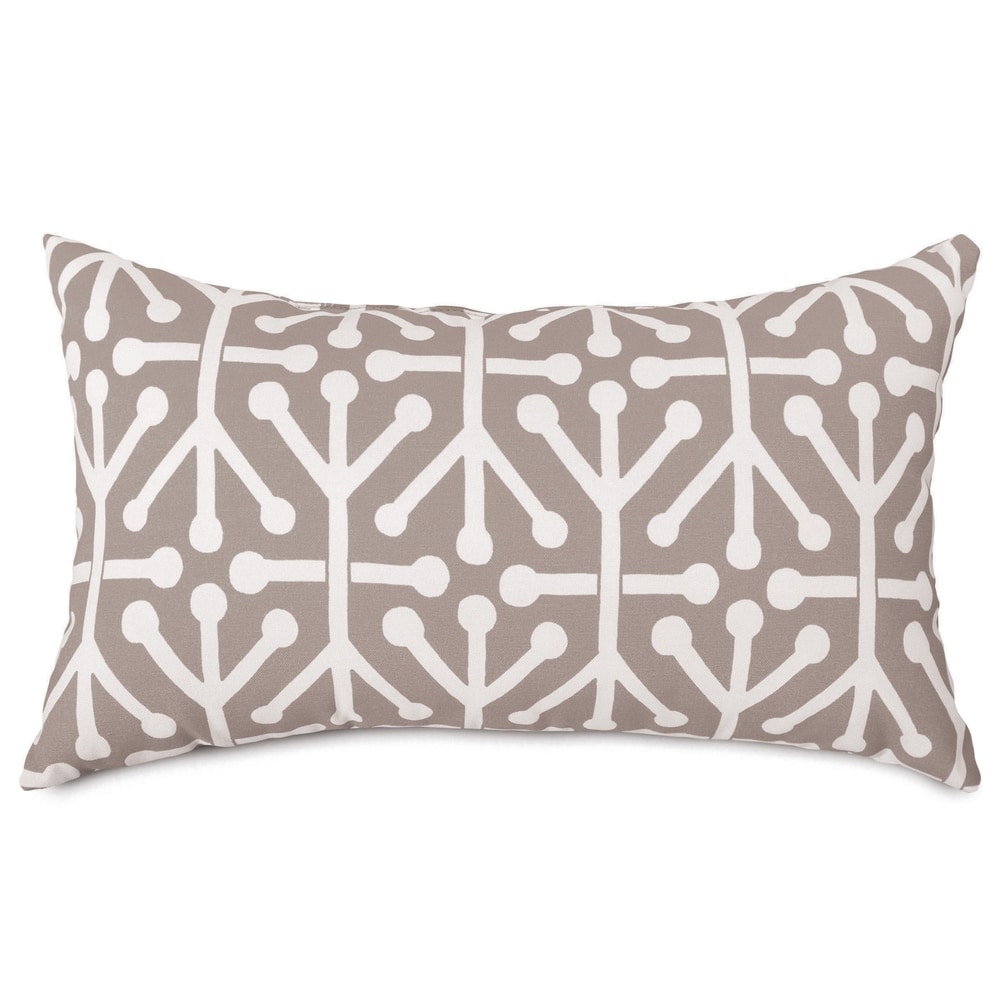 Majestic Home Goods Indoor Outdoor Aruba Small Decorative Throw Pillow 20 X 12