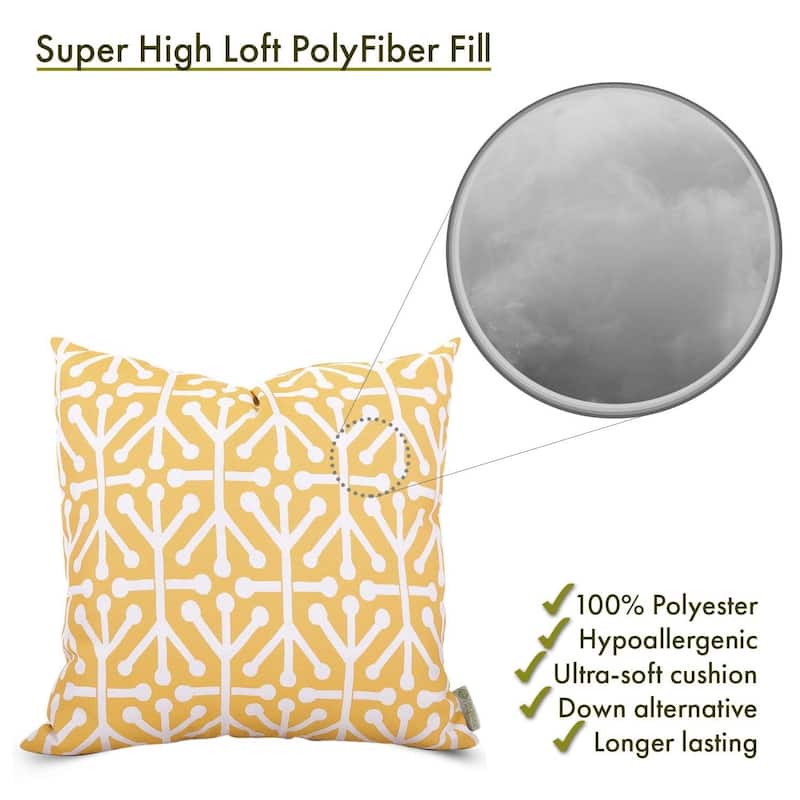 Majestic Home Goods Outdoor Aruba Extra Large Throw Pillow 24 X 24