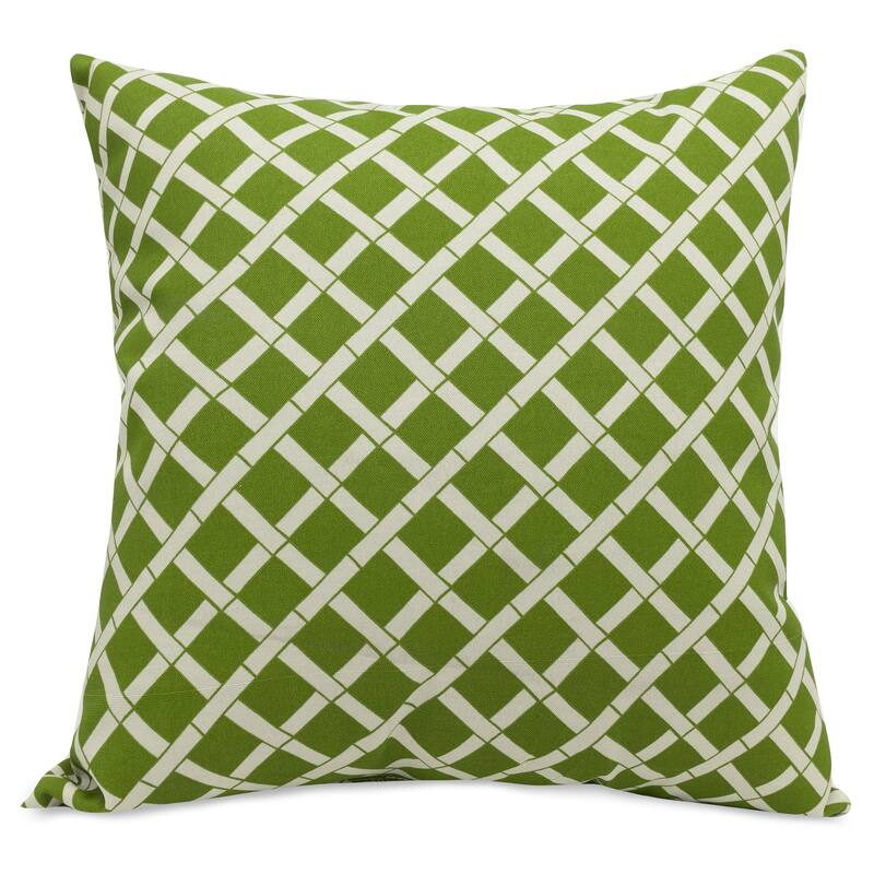Majestic Home Goods Outdoor Bamboo Extra Large Throw Pillow 24 X 24