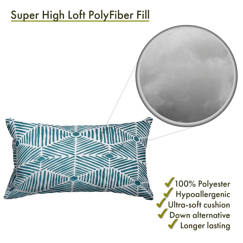 Majestic Home Goods Indoor Charlie Small Decorative Throw Pillow 20 X 12