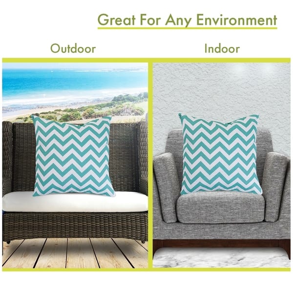 Majestic Home Goods Outdoor Chevron Extra Large Throw Pillow 24 X 24 - On  Sale - Bed Bath & Beyond - 22277133