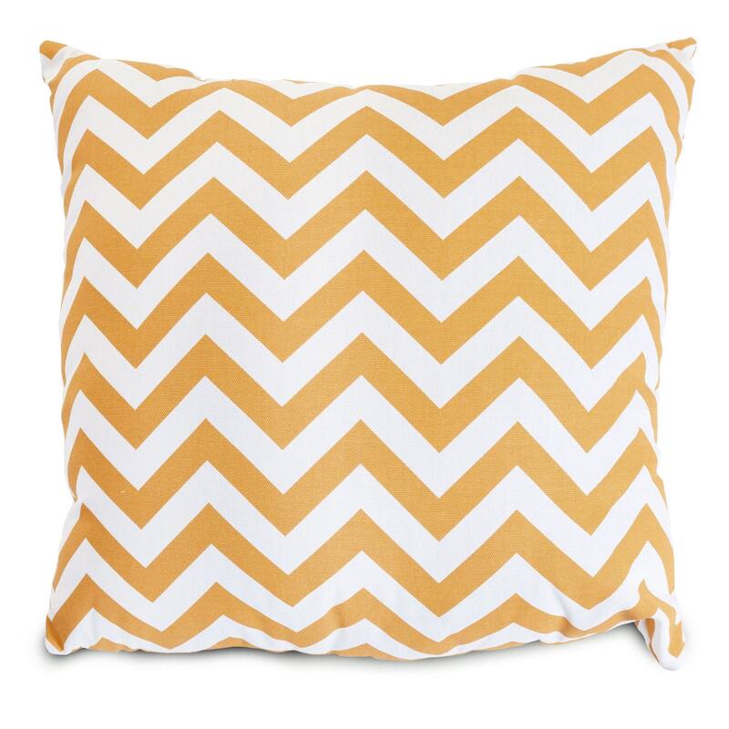 Majestic Home Goods Chevron Indoor / Outdoor Large Pillow 20" L x 8" W x 20" H
