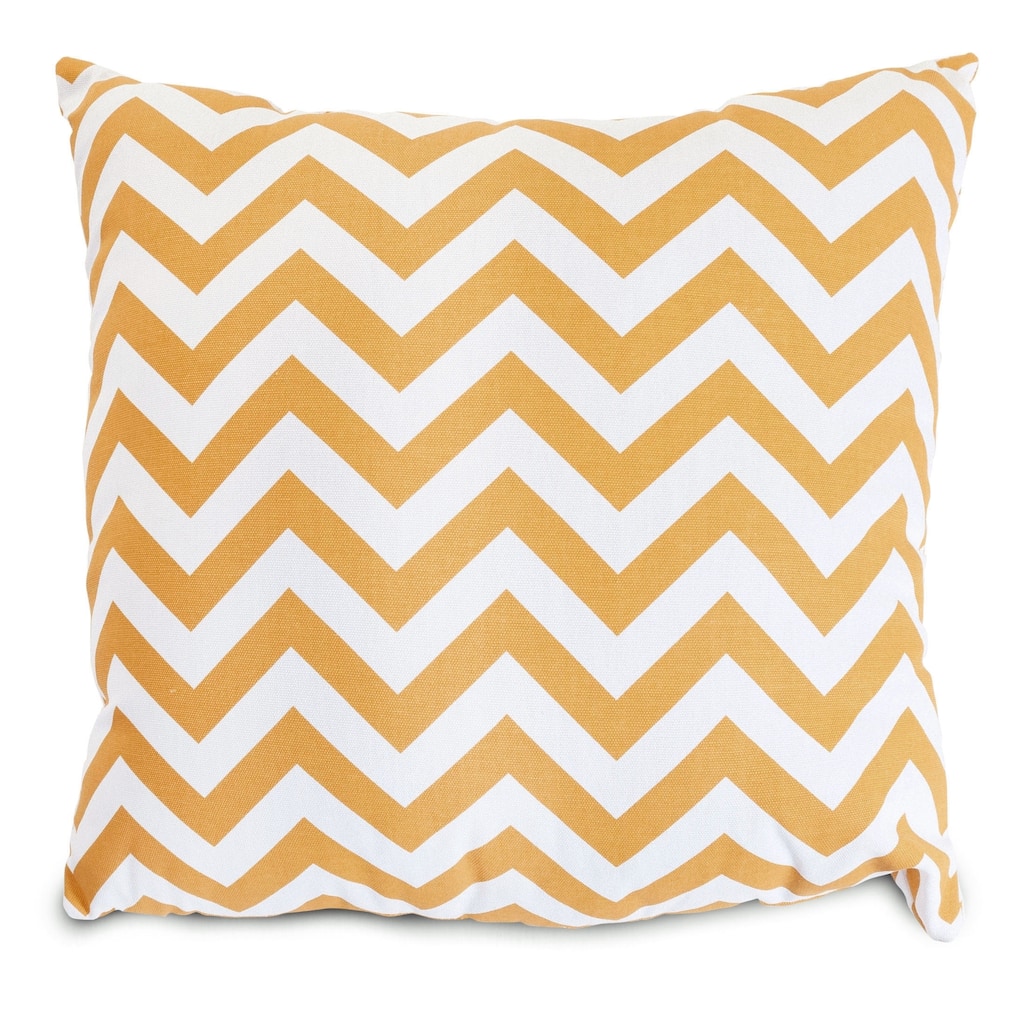 Majestic Home Goods Chevron Indoor / Outdoor Large Pillow 20" L x 8" W x 20" H