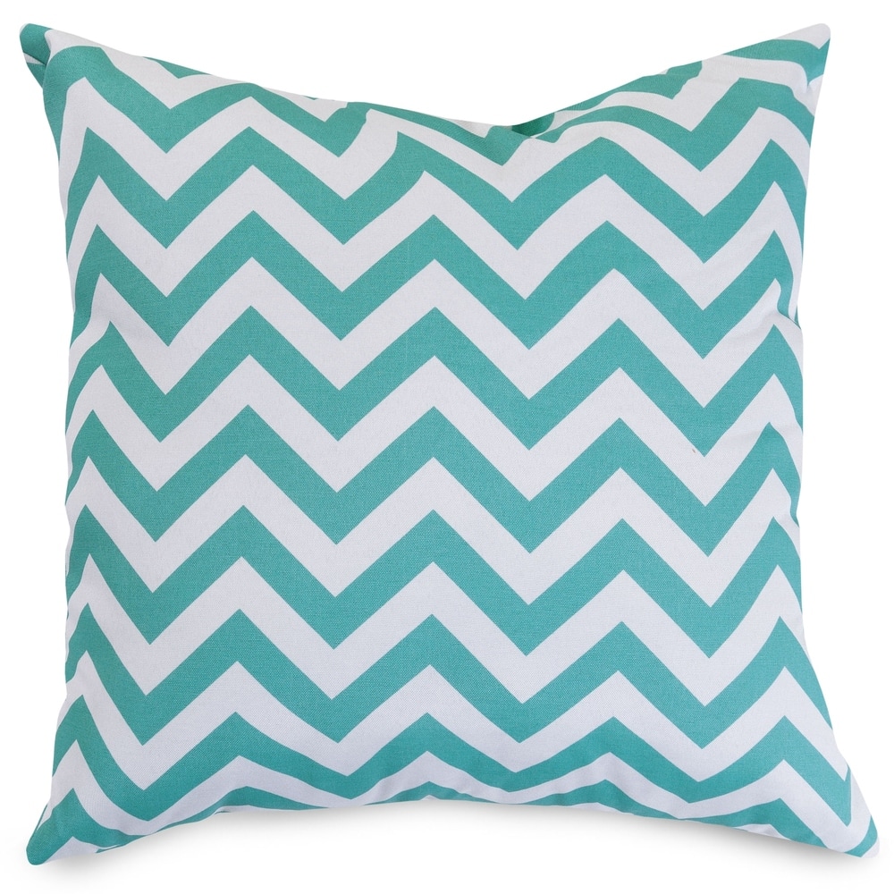 Majestic Home Goods Chevron Indoor / Outdoor Large Pillow 20" L x 8" W x 20" H