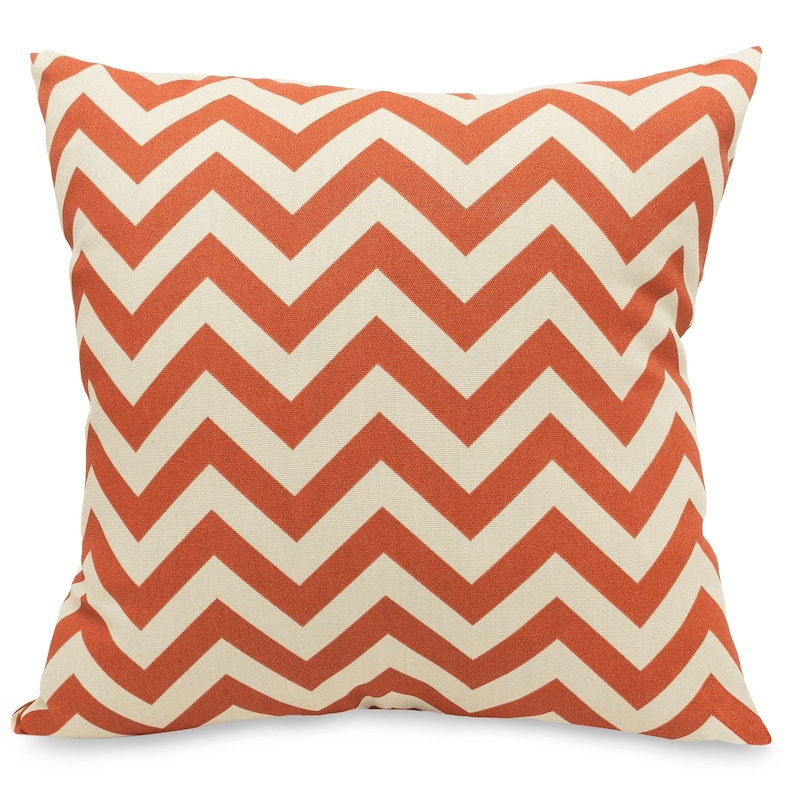 Majestic Home Goods Chevron Indoor / Outdoor Large Pillow 20" L x 8" W x 20" H
