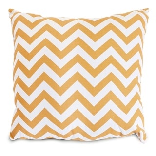 Zig Zag Multi Color Pattern Hot Pink Orange Teal Gold Throw Pillow with Insert  Included Couch Cushion