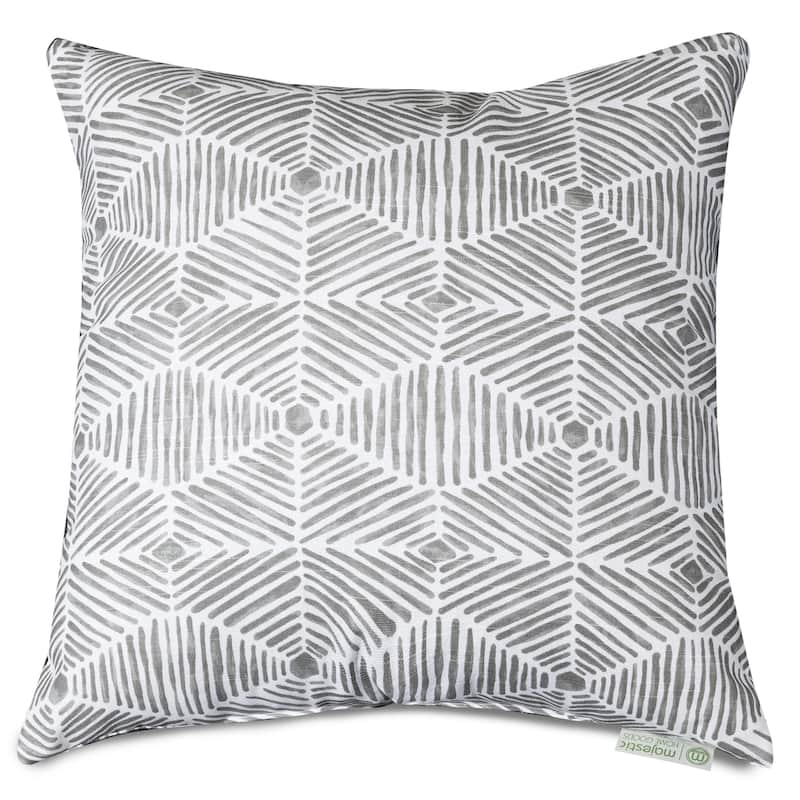 Majestic Home Goods Charlie Indoor Large Pillow 20" L x 8" W x 20" H - Gray
