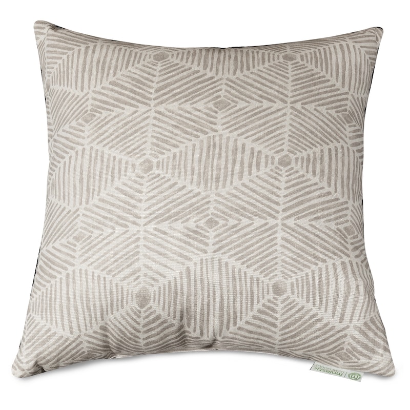 Majestic Home Goods Charlie Indoor Large Pillow 20" L x 8" W x 20" H - Beige Metallic