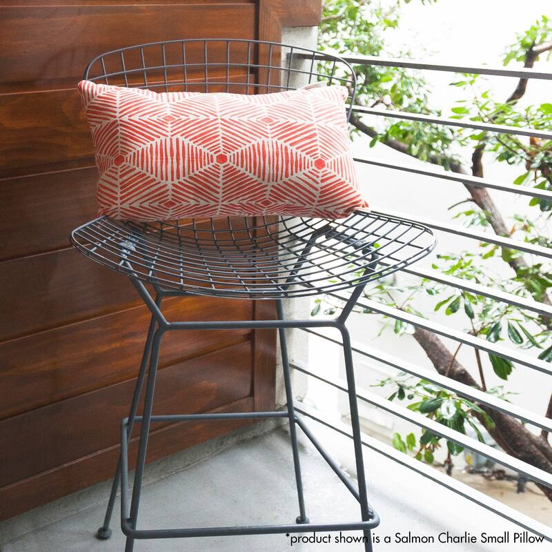 Majestic Home Goods Indoor Outdoor Chevron Small Decorative Throw Pillow 20 X 12