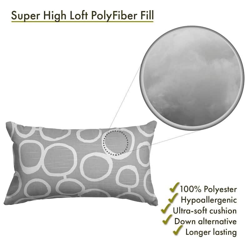Majestic Home Goods Indoor Fusion Small Decorative Throw Pillow 20 X 12