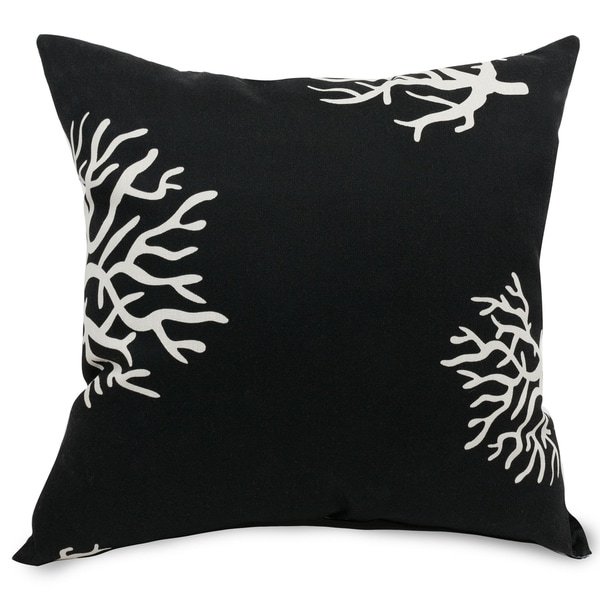 Majestic Home Goods Outdoor Coral Extra Large Throw Pillow 24 X 24