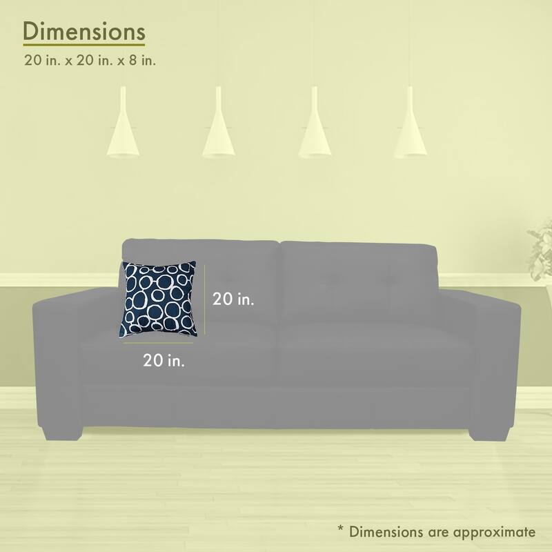 Majestic Home Goods Fusion Indoor Large Pillow 20" L x 8" W x 20" H