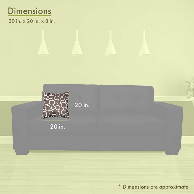 Majestic Home Goods Fusion Indoor Large Pillow 20" L x 8" W x 20" H