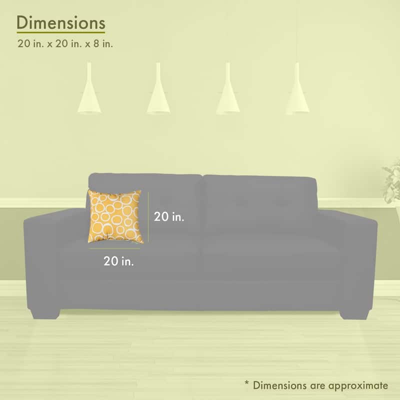 Majestic Home Goods Fusion Indoor Large Pillow 20" L x 8" W x 20" H