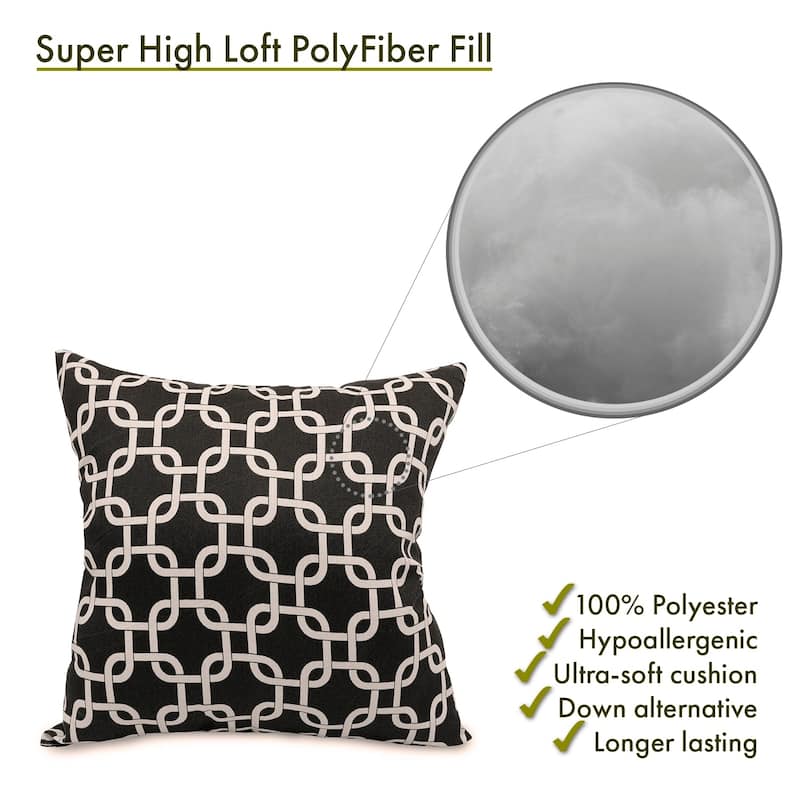 Majestic Home Goods Outdoor Links Extra Large Throw Pillow 24 X 24