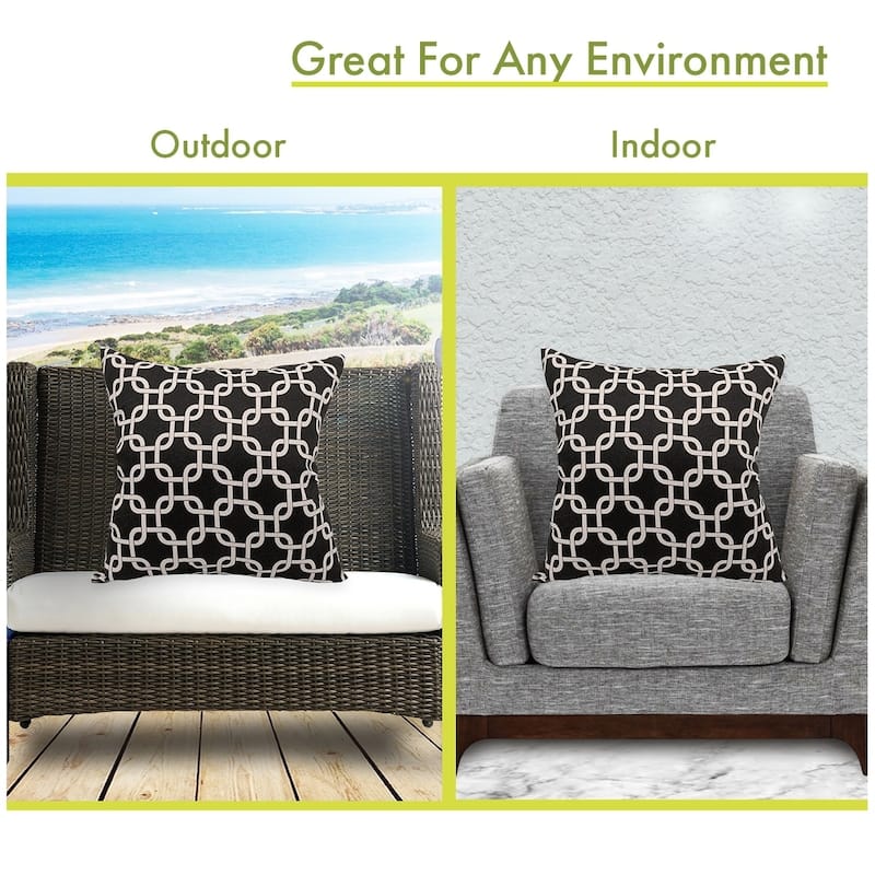 Majestic Home Goods Outdoor Links Extra Large Throw Pillow 24 X 24