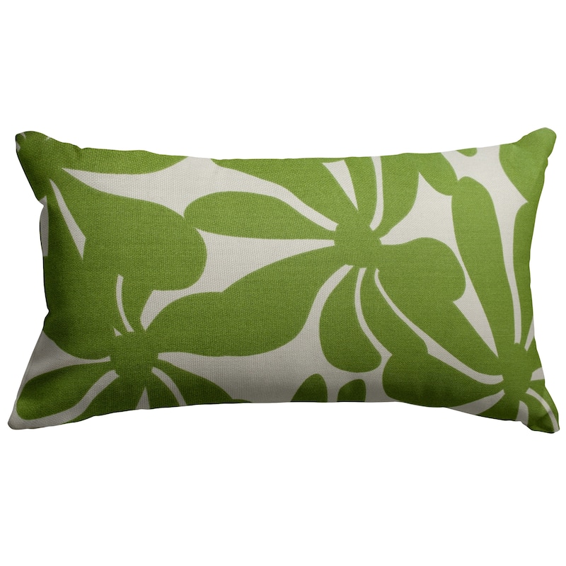 Majestic Home Goods Indoor Outdoor Plantation Small Decorative Throw Pillow 20 X 12 - Sage
