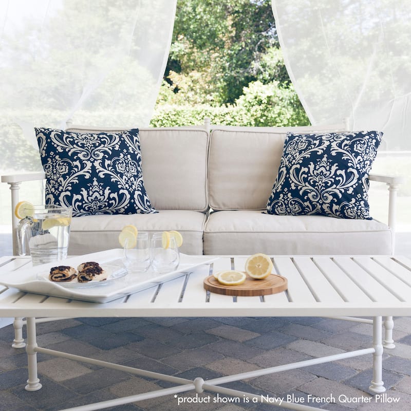 Majestic Home Goods Outdoor Plantation Extra Large Pillow 24 X 24