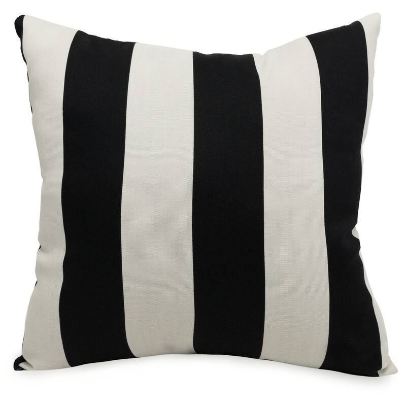 Majestic Home Goods Outdoor Vertical Stripe Extra Large Throw Pillow