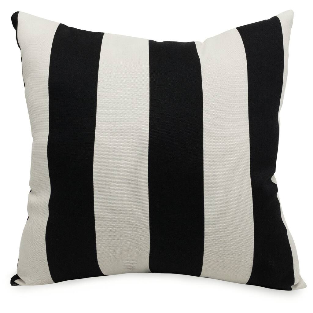 Majestic Home Goods Outdoor Vertical Stripe Extra Large Throw Pillow