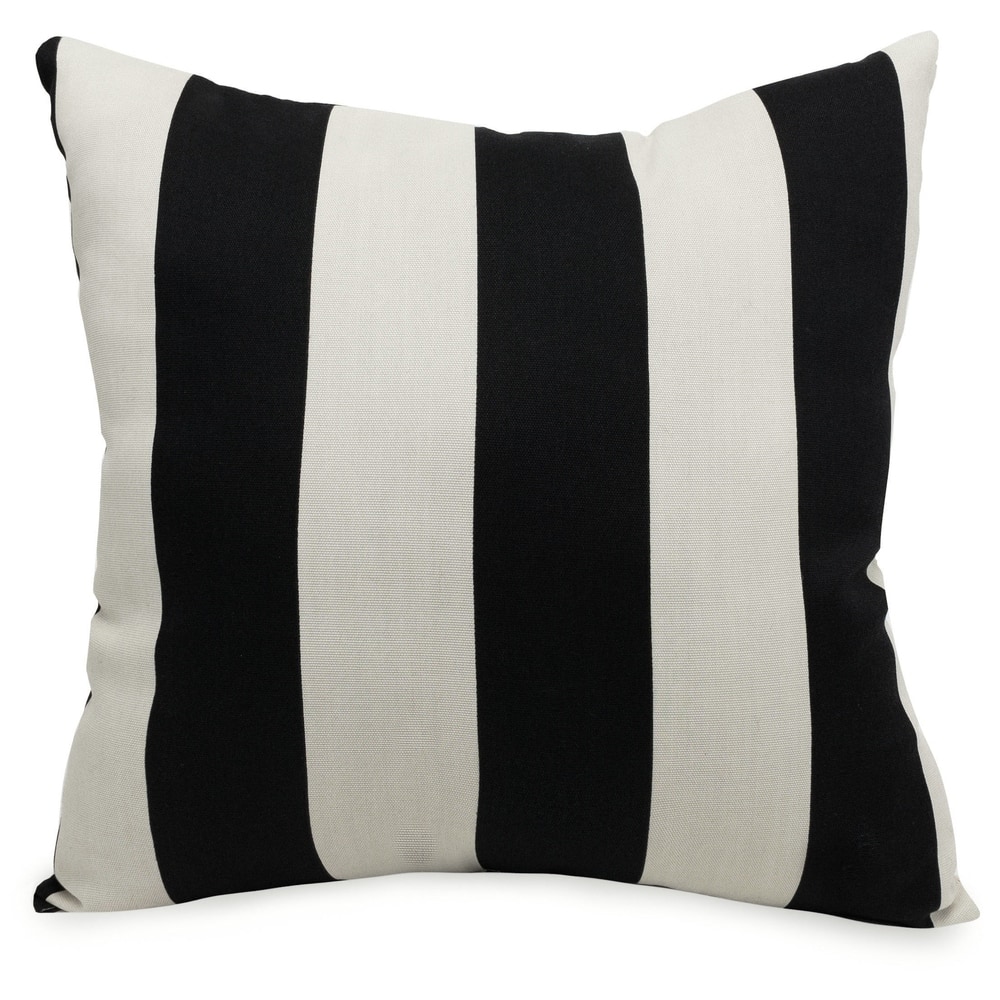 Majestic Home Goods Outdoor Vertical Stripe Extra Large Throw Pillow