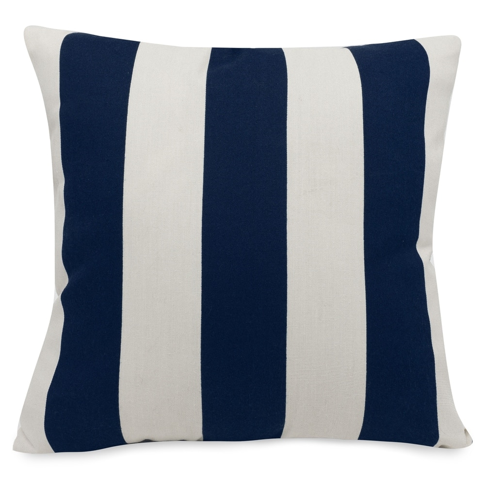 Majestic Home Goods Outdoor Vertical Stripe Extra Large Throw Pillow