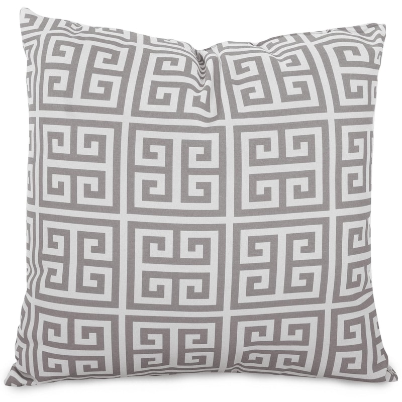 Majestic Home Goods Outdoor Towers Extra Large Throw Pillow 24 X 24 - Gray