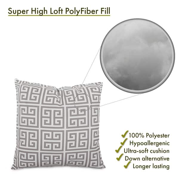 Majestic Home Goods Gray Towers Indoor Outdoor Large Pillow 20 L X 8 W X 20 H Overstock 22277184