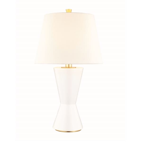 white small table lamp