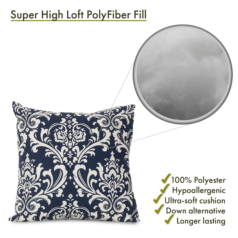 Majestic Home Goods French Quarter Indoor / Outdoor Large Pillow 20" L x 8" W x 20" H