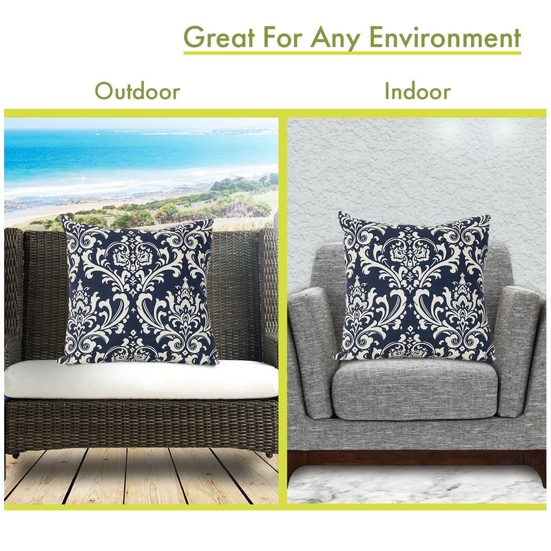 Majestic Home Goods French Quarter Indoor / Outdoor Large Pillow 20" L x 8" W x 20" H