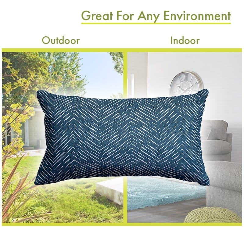 Majestic Home Goods Indoor Outdoor SouthWest Small Decorative Throw Pillow 20 X 12