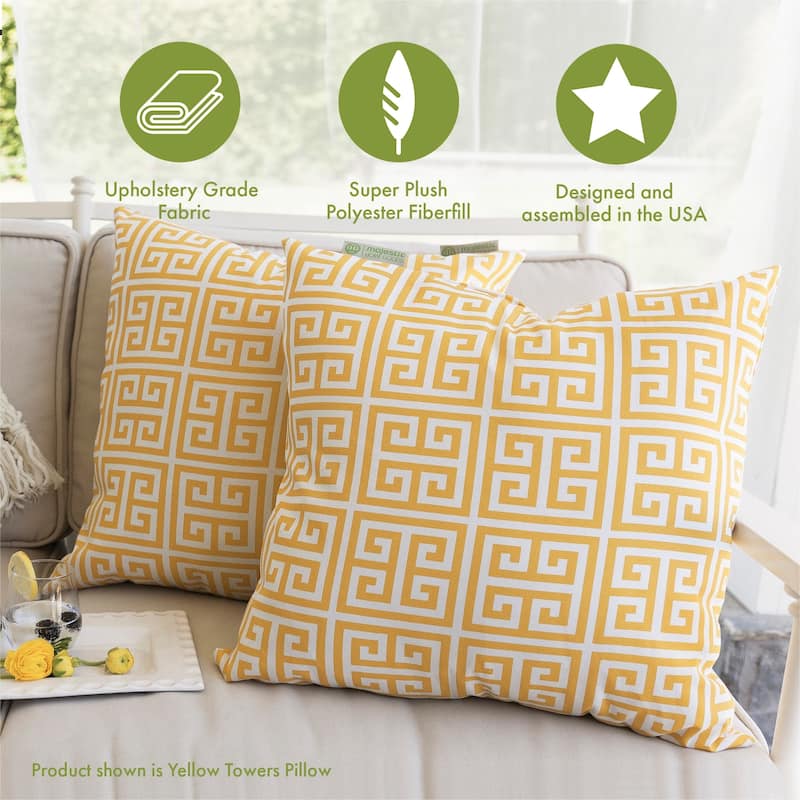 Majestic Home Goods Cream Sherpa Extra Large Throw Pillow 24 X 24