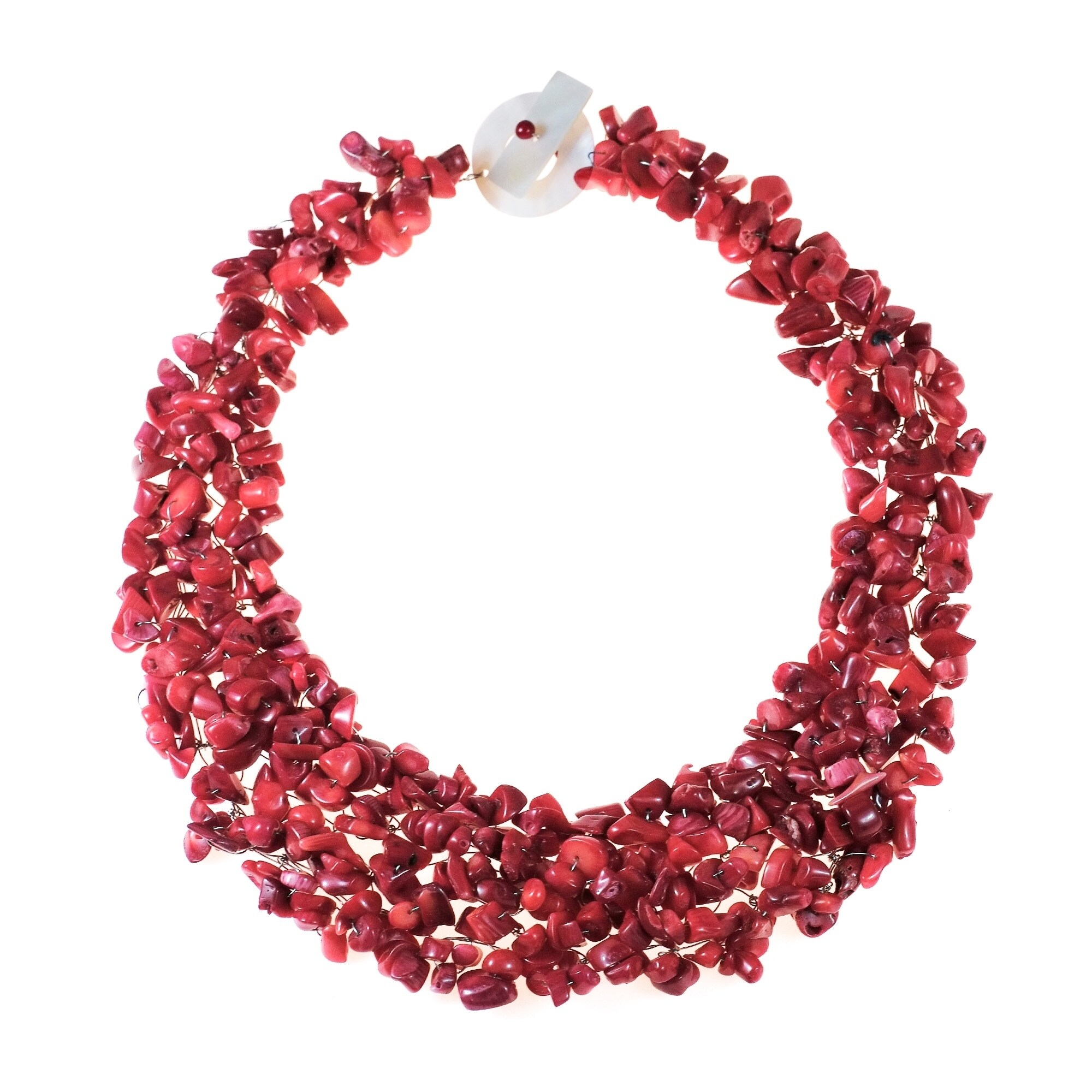 synthetic coral beads