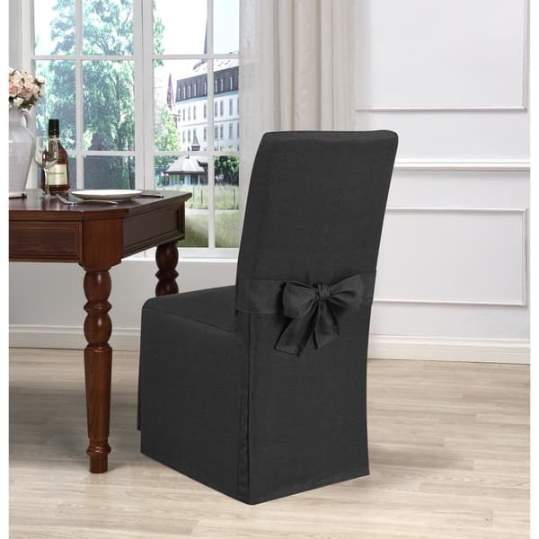 Shop Black Friday Deals On Kathy Ireland Garden Retreat Dining Chair Cover Overstock 22278006 Brown