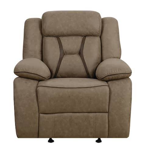 Coaster Furniture Higgins Overstuffed Upholstered Glider Recliner
