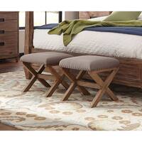 Coaster Accent Ottoman with Nailhead Trim