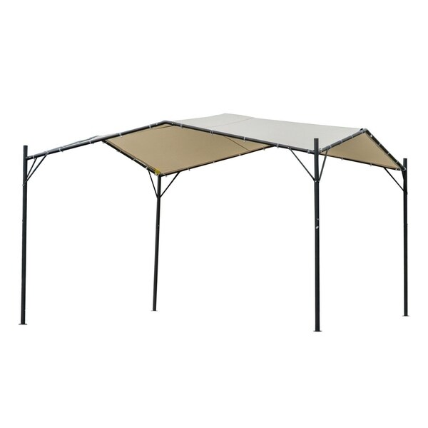 Outsunny Steel 10 X Outdoor Garden Erfly Gazebo Outsunny Steel 10 X27 X Outdoor Garden Erfly Gazebo