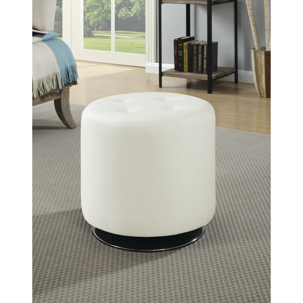 Simple Cushion Cylindrical Foot Stool Button Sofa Chair Makeup Stool Small  Step Stool Small Round Stool Suitable for Bedroom - On Sale - Bed Bath &  Beyond - 38336213