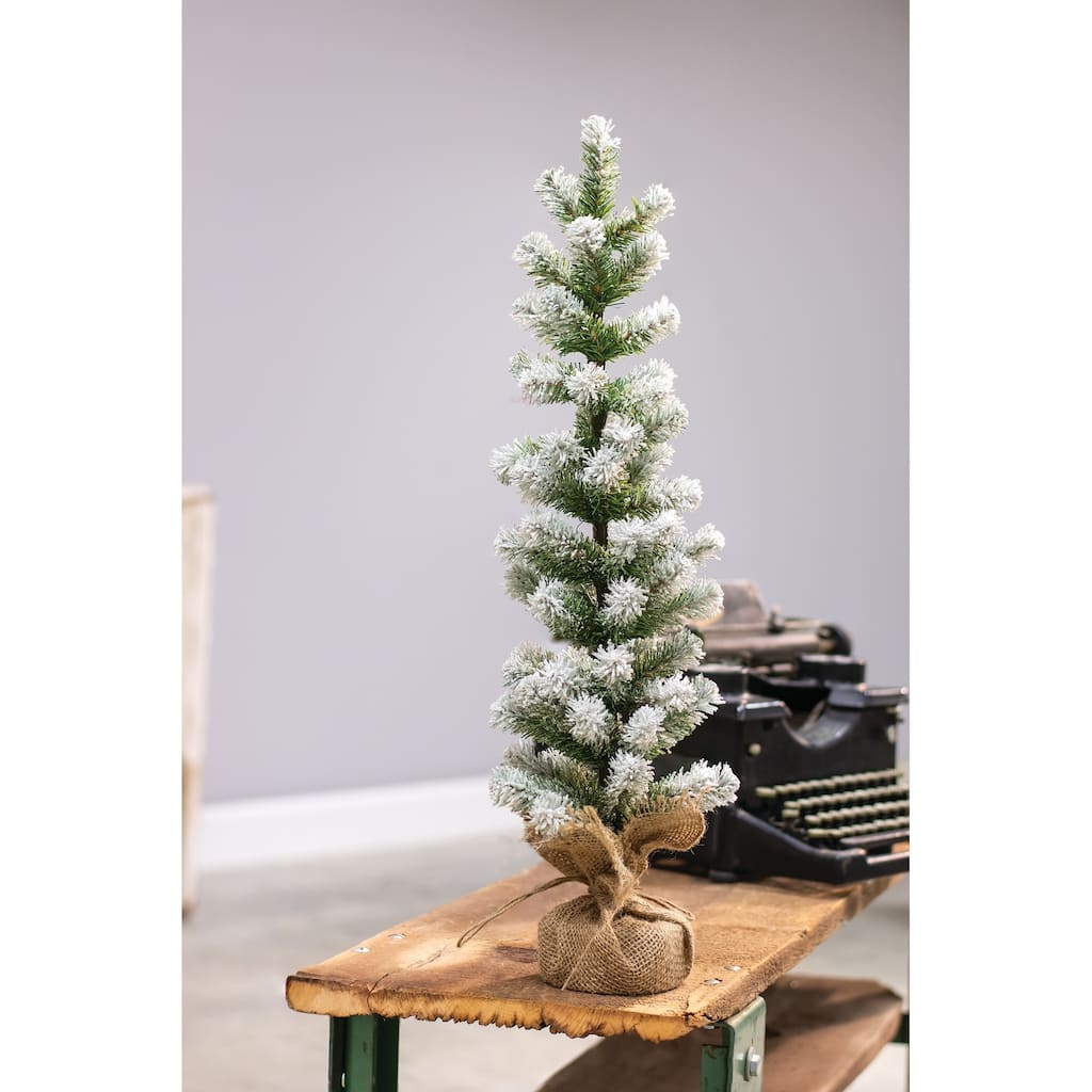 Snow Tipped Pine Tree, 24"