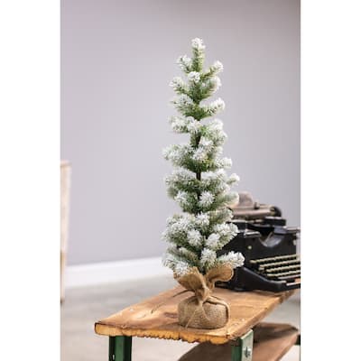 Snow Tipped Pine Tree, 24"