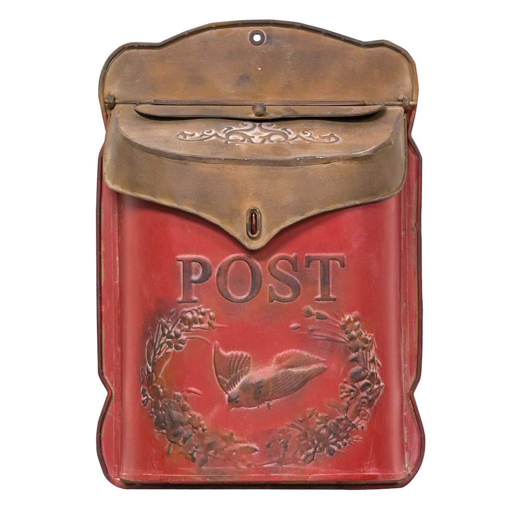 Red & Rust Post Box