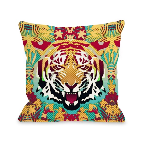 Tiger - Multi Pillow by Ali Gulec