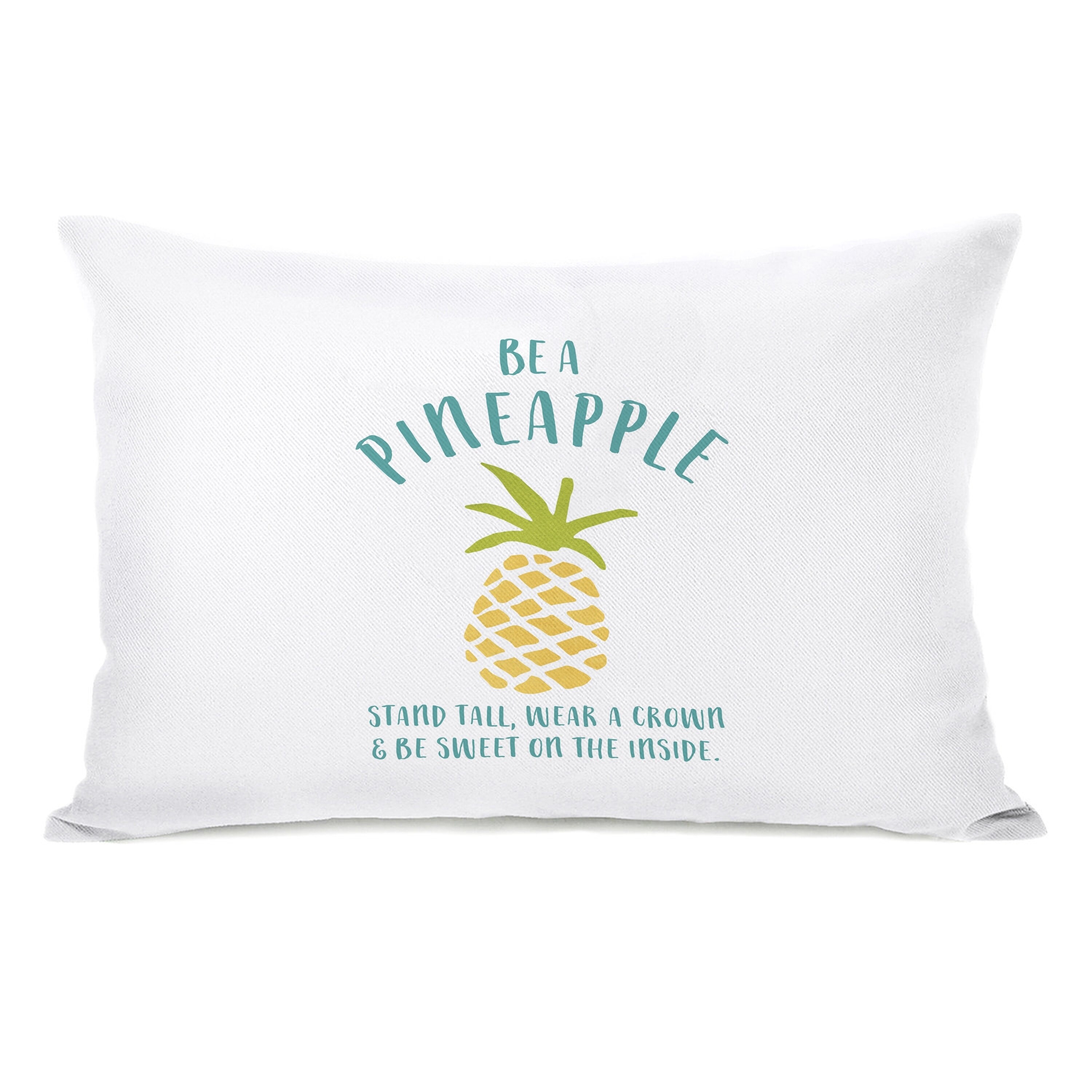pineapple lumbar pillow
