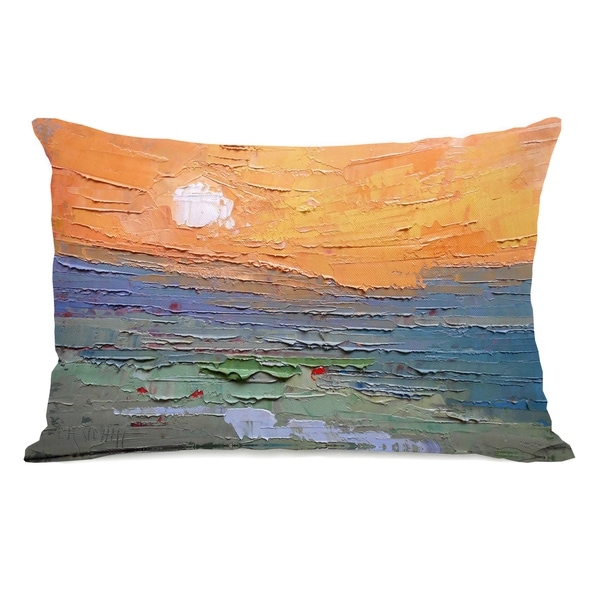 Burnt Sky - Multi 14x20 Pillow by Carol Schiff