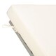 Safavieh Outdoor Living Newport Ash Grey/ White Cart-Wheel Adjustable Chaise Lounge Chair - 27.6" x 78.7" x 14.2" - Thumbnail 7
